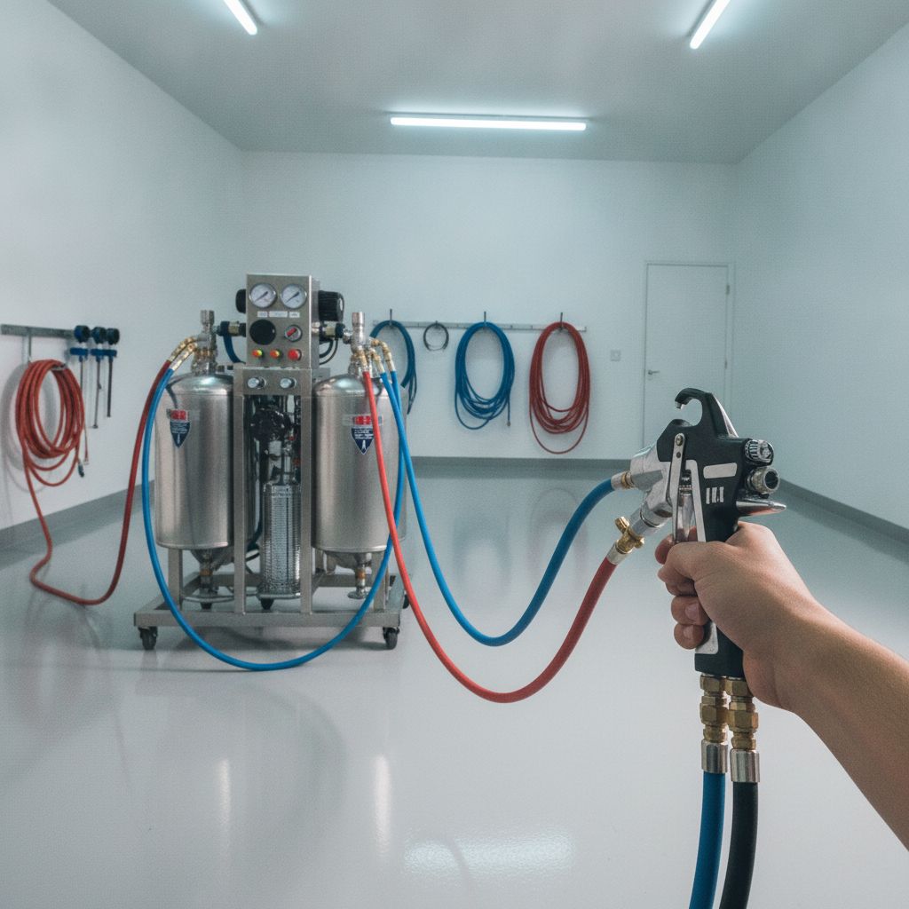 Polyurea coating application equipment